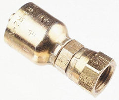Parker - 1/2 Thread Hydraulic Hose Fitting - -8 Hose Size, 1/2" Hose Diam - Apex Tool & Supply