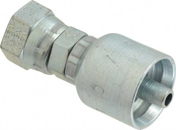 Parker - 1/4 Thread Hydraulic Hose Fitting - -4 Hose Size, 1/4" Hose Diam - Apex Tool & Supply
