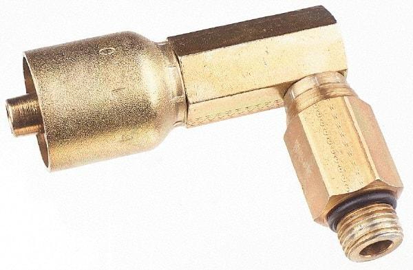 Parker - 3/4 Thread Hydraulic Hose Fitting - -12 Hose Size, 3/4" Hose Diam - Apex Tool & Supply