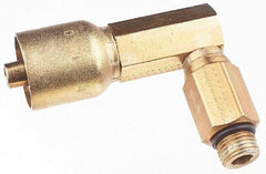 Parker - 3/4 Thread Hydraulic Hose Fitting - -12 Hose Size, 3/4" Hose Diam - Apex Tool & Supply