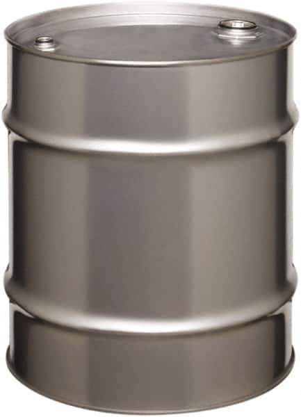 Made in USA - 20 Gallon Cylindrical Stainless Steel Tight Head Drum - 19-1/4" High x 18-1/4" Diam - Apex Tool & Supply