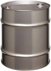 Made in USA - 20 Gallon Cylindrical Stainless Steel Tight Head Drum - 19-1/4" High x 18-1/4" Diam - Apex Tool & Supply