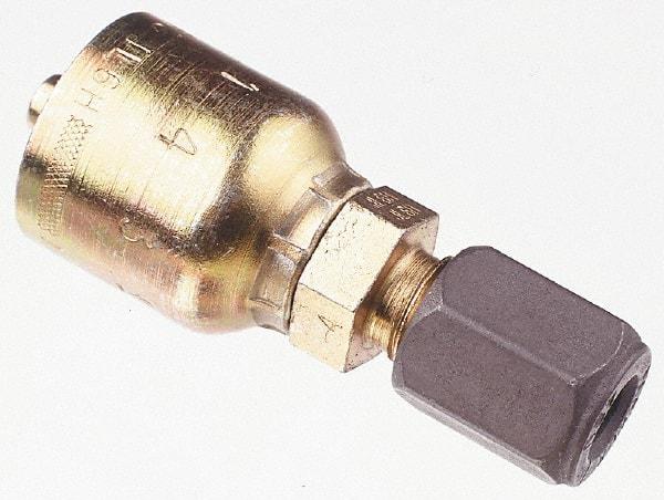 Parker - 3/4 Thread Hydraulic Hose Fitting - -12 Hose Size, 3/4" Hose Diam - Apex Tool & Supply