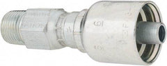 Parker - 3/8 Thread Hydraulic Hose Fitting - -6 Hose Size, 3/8" Hose Diam - Apex Tool & Supply