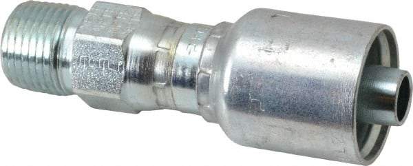 Parker - 1/2 Thread Hydraulic Hose Fitting - -8 Hose Size, 1/2" Hose Diam - Apex Tool & Supply