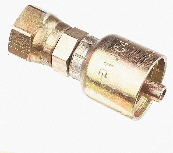 Parker - 5/8 Thread Hydraulic Hose Fitting - -10 Hose Size, 5/8" Hose Diam - Apex Tool & Supply