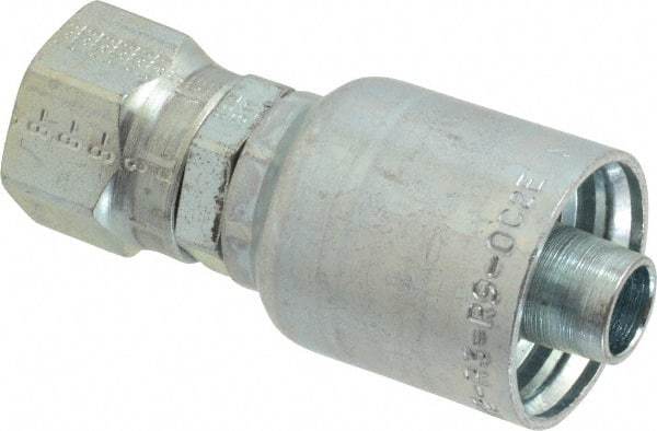 Parker - 1/2 Thread Hydraulic Hose Fitting - -8 Hose Size, 1/2" Hose Diam - Apex Tool & Supply