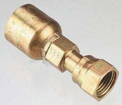 Parker - 3/4 Thread Hydraulic Hose Fitting - -12 Hose Size, 3/4" Hose Diam - Apex Tool & Supply
