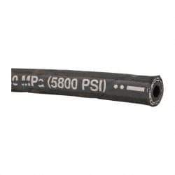 Parker - -4 Hose Size, 1/4" ID, 5,800 psi Work Pressure Hydraulic Hose - Synthetic Rubber, -40°F to 250°F - Apex Tool & Supply