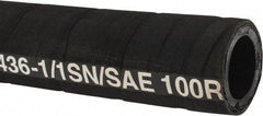 Parker - -20 Hose Size, 1-1/4" ID, 900 psi Work Pressure Hydraulic Hose - Synthetic Rubber, -40°F to 212°F - Apex Tool & Supply