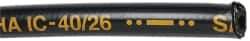 Parker - -4 Hose Size, 1/4" ID, 3,000 psi Work Pressure Hydraulic Hose - 2" Radius, Synthetic Rubber, -40°F to 212°F - Apex Tool & Supply