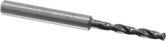 Guhring - 3.6mm 140° Solid Carbide Jobber Drill - FIREX Finish, Right Hand Cut, Spiral Flute, Straight Shank, 66mm OAL, SU Point - Apex Tool & Supply