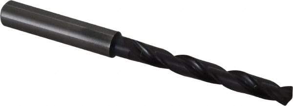 Guhring - 6.1mm 140° Solid Carbide Jobber Drill - FIREX Finish, Right Hand Cut, Spiral Flute, Straight Shank, 91mm OAL, SU Point - Apex Tool & Supply