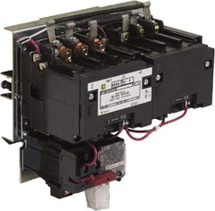 Square D - 110 Coil VAC at 50 Hz, 120 Coil VAC at 60 Hz, 45 Amp, NEMA Size 2, Reversible Open Enclosure NEMA Motor Starter - 3 Phase hp: 10 at 200 VAC, 15 at 230 VAC, 25 at 460 VAC, 25 at 575 VAC - Apex Tool & Supply