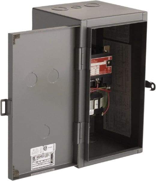 Square D - 1 NEMA Rated, 2 Pole, Mechanically Held Lighting Contactor - 60 A (Tungsten), 110 VAC at 50 Hz, 120 VAC at 60 Hz - Apex Tool & Supply