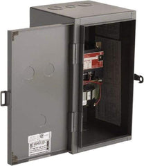 Square D - 1 NEMA Rated, 2 Pole, Mechanically Held Lighting Contactor - 60 A (Tungsten), 110 VAC at 50 Hz, 120 VAC at 60 Hz - Apex Tool & Supply