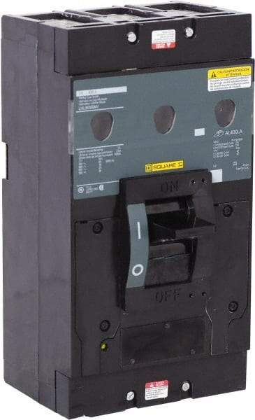 Square D - 400 Amp, 600 V, 3 Pole, Panel Mount Molded Case Circuit Breaker - Thermal Magnetic Trip, Multiple Breaking Capacity Ratings - Apex Tool & Supply