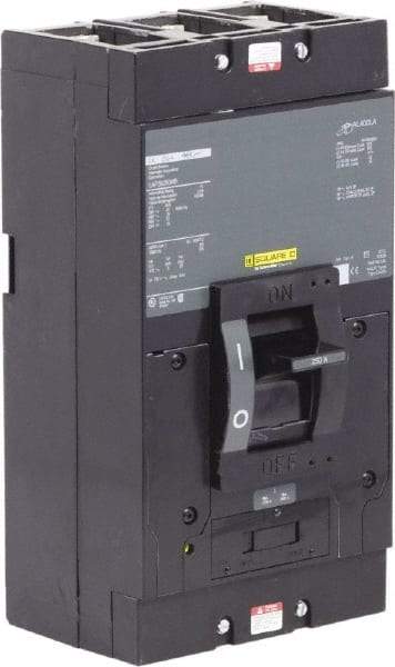 Square D - 250 Amp, 600 V, 3 Pole, Panel Mount Molded Case Circuit Breaker - Magnetic Trip, Multiple Breaking Capacity Ratings - Apex Tool & Supply