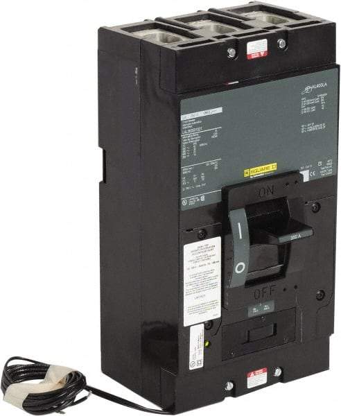 Square D - 350 Amp, 600 V, 3 Pole, Panel Mount Molded Case Circuit Breaker - Thermal Magnetic Trip, Multiple Breaking Capacity Ratings - Apex Tool & Supply
