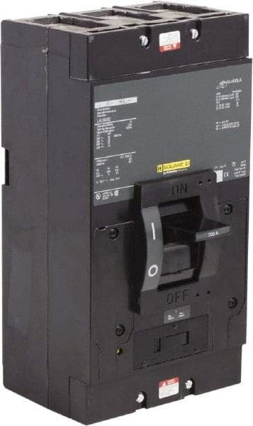 Square D - 200 Amp, 600 V, 3 Pole, Panel Mount Molded Case Circuit Breaker - Thermal Magnetic Trip, Multiple Breaking Capacity Ratings - Apex Tool & Supply