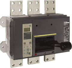 Square D - 2000 Amp, 600 VAC, 3 Pole, Panel Mount Molded Case Circuit Breaker - Electronic Trip, Multiple Breaking Capacity Ratings, 3/0 AWG - Apex Tool & Supply