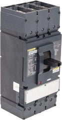 Square D - 600 VAC, 400 Amp, NonAutomatic Molded Case Switch - 3 Pole, 50 kA Interrupting Rating, Line Lug Connection - Apex Tool & Supply