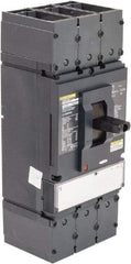 Square D - 600 Volt, 600 Amp, Automatic Molded Case Switch - 3 Pole, 100 at 480 VAC, 125 at 240 VAC, 50 at 600 VAC kA Interrupting Rating, Line/Load Lug Connection - Apex Tool & Supply