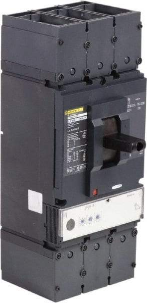 Square D - 400 Amp, 600 VAC, 3 Pole, Panel Mount Molded Case Circuit Breaker - Electronic Trip, Multiple Breaking Capacity Ratings, 2 AWG - Apex Tool & Supply