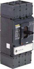 Square D - 400 Amp, 600 VAC, 3 Pole, Panel Mount Molded Case Circuit Breaker - Electronic Trip, Multiple Breaking Capacity Ratings, 2 AWG - Apex Tool & Supply