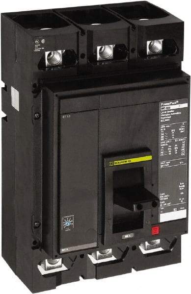 Square D - 500 Amp, 3 Pole, Panel Mount Molded Case Circuit Breaker - Electronic Trip, Multiple Breaking Capacity Ratings - Apex Tool & Supply