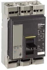 Square D - 600 Amp, 600 VAC, 3 Pole, Panel Mount Molded Case Circuit Breaker - Electronic Trip, Multiple Breaking Capacity Ratings, 3/0 AWG - Apex Tool & Supply
