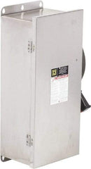 Square D - 100 Amp, 600 VAC/VDC, 3 Pole Nonfused Safety Switch - NEMA 12, 3, 3R, 4 & 4X, 40 hp at 600 VAC, 50 hp at 600 VDC (Single Phase), 100 hp at 600 VAC, 50 hp at 600 VDC (Triple Phase) - Apex Tool & Supply