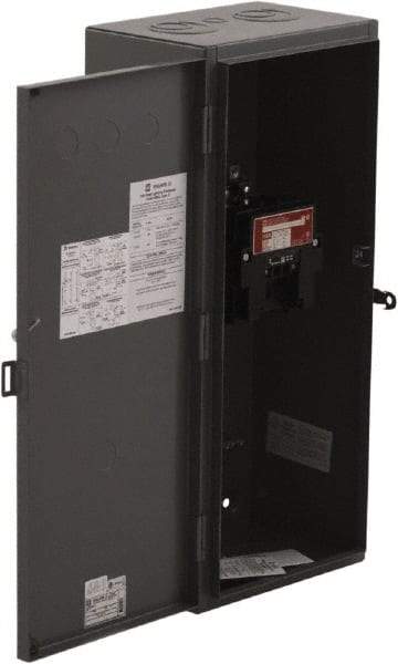 Square D - 1 NEMA Rated, 3 Pole, Electrically Held Lighting Contactor - 100 A (Tungsten), 110 VAC at 50 Hz, 120 VAC at 60 Hz - Apex Tool & Supply