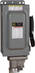 Square D - 60 Amp, 600 VAC, 3 Pole Nonfused Safety Switch - NEMA 12 & 3R, 30 hp at 600 VAC (Single Phase), 60 hp at 600 VAC (Triple Phase) - Apex Tool & Supply