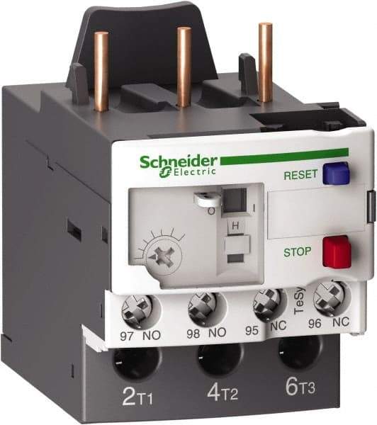 Schneider Electric - 3 Pole, NEMA Size 1, 23 to 32 Amp, 690 VAC, Thermal NEMA Overload Relay - Trip Class 20, For Use with LC1D25, LC1D32 and LC1D38 - Apex Tool & Supply