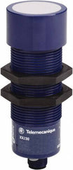 Telemecanique Sensors - PNP, 8m Detection, Cylinder, Ultrasonic Proximity Sensor - 4 Wires, IP65, 12 to 24 VDC, M30x1.5 Thread, 44mm Wide - Apex Tool & Supply