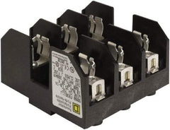 Square D - 3 Pole, 600 Volt, 30 Amp, DIN Rail Mount Fuse Holder - Compatible with J Class Fuse - Apex Tool & Supply