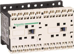 Schneider Electric - 3 Pole, 24 Coil VDC, 16 Amp at 690 VAC, 20 Amp at 440 VAC and 9 Amp at 440 VAC, Reversible IEC Contactor - BS 5424, CSA, IEC 60947, NF C 63-110, RoHS Compliant, UL Listed, VDE 0660 - Apex Tool & Supply