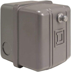 Square D - 1, 7, 9 and 3R NEMA Rated, 30 to 50 psi, Electromechanical Pressure and Level Switch - Adjustable Pressure, 575 VAC, L1-T1, L2-T2 Terminal, For Use with Square D Pumptrol - Apex Tool & Supply