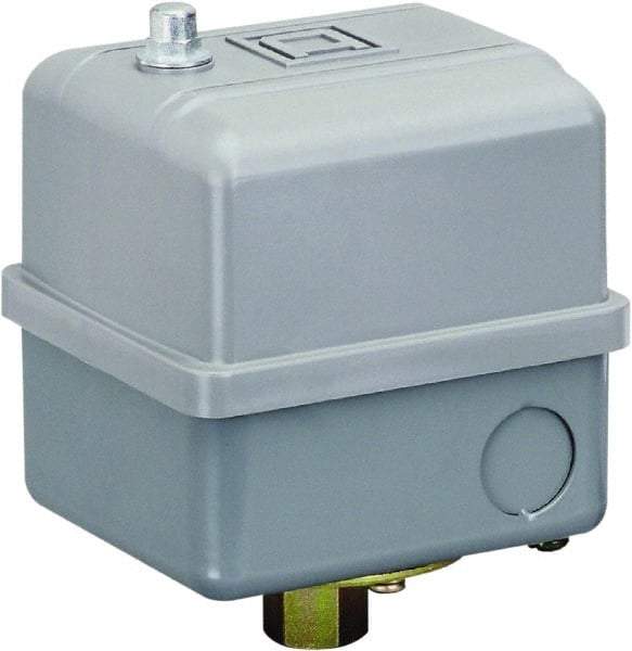 Square D - 1, 7, 9 and 3R NEMA Rated, 100 to 125 psi, Electromechanical Pressure and Level Switch - Adjustable Pressure, 575 VAC, L1-T1, L2-T2 Terminal, For Use with Square D Pumptrol - Apex Tool & Supply