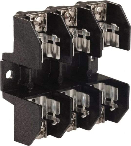 Square D - 3 Pole, 250 Volt, 30 Amp, Surface Mount Fuse Holder - Compatible with H Class Fuse - Apex Tool & Supply
