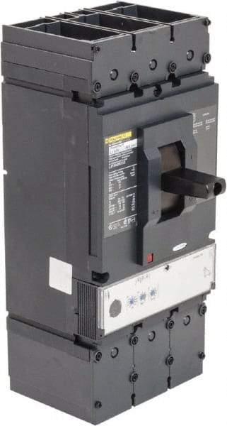 Square D - 400 Amp, 600 VAC, 3 Pole, Panel Mount Molded Case Circuit Breaker - Electronic Trip, 110mm Deep x 340mm High x 140mm Wide - Apex Tool & Supply