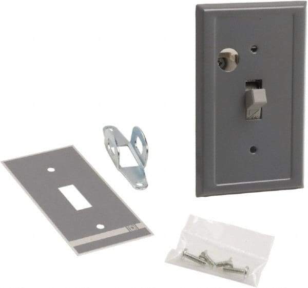 Square D - 2 Poles, 30 Amp, Open Toggle Manual Motor Starter - 1 hp at 90 VDC, 1-1/2 hp at 230 VDC, 2 hp at 115 VAC, 2 hp at 115 VDC, 2 hp at 230 VAC, 3 hp at 460 VAC & 3 hp at 575 VAC, CE, CSA & UL Listed - Apex Tool & Supply