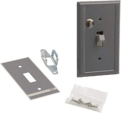 Square D - 2 Poles, 30 Amp, Open Toggle Manual Motor Starter - 1 hp at 90 VDC, 1-1/2 hp at 230 VDC, 2 hp at 115 VAC, 2 hp at 115 VDC, 2 hp at 230 VAC, 3 hp at 460 VAC & 3 hp at 575 VAC, CE, CSA & UL Listed - Apex Tool & Supply