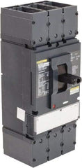 Square D - 600 Volt, 400 Amp, Automatic Molded Case Switch - 3 Pole, 18 at 600 VAC, 35 at 480 VAC, 65 at 240 VAC kA Interrupting Rating, Line/Load Lug Connection - Apex Tool & Supply