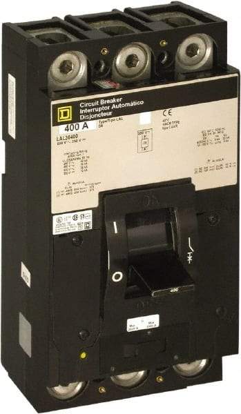Square D - 300 Amp, 600 V, 3 Pole, Panel Mount Molded Case Circuit Breaker - Thermal Magnetic Trip, Multiple Breaking Capacity Ratings - Apex Tool & Supply