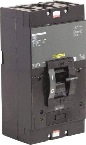 Square D - 400 Amp, 240 V, 2 Pole, Panel Mount Molded Case Circuit Breaker - Thermal Magnetic Trip, 25 kA at 240 VAC Breaking Capacity - Apex Tool & Supply