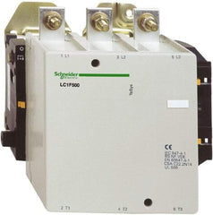 Schneider Electric - 3 Pole, 500 Amp at 440 VAC and 700 Amp at 440 VAC, Nonreversible IEC Contactor - Bureau Veritas, CCC, CSA, DNV, EN/IEC 60947-1, EN/IEC 60947-4-1, GL, JEM 1038, LROS, RINA, RMRoS, RoHS Compliant, UL Listed - Apex Tool & Supply