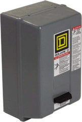 Square D - 110 Coil VAC at 50 Hz, 120 Coil VAC at 60 Hz, 18 Amp, Nonreversible Enclosed Enclosure NEMA Motor Starter - 1 hp at 1 Phase, 1 Enclosure Rating - Apex Tool & Supply