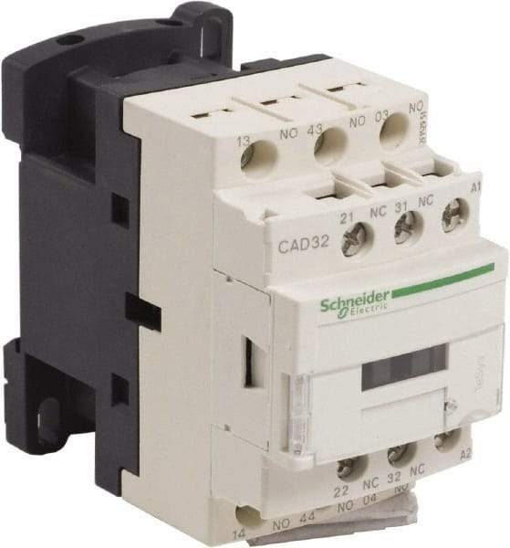 Schneider Electric - 2NC/3NO, 120 VAC at 50/60 Hz Control Relay - 17 V - Apex Tool & Supply